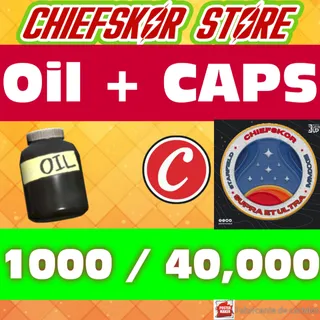 Oil x1000 + 40,000 Caps 