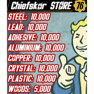 Junk Bundle + 160,000 Ammo Mixed + 40,000 CAPS 