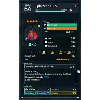 SPLATTERINA  ( Working ) ( God Roll )