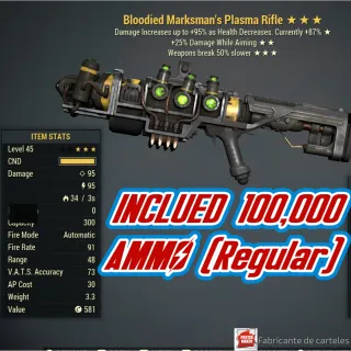 Bloodied Rifle Plasma / B2550bs