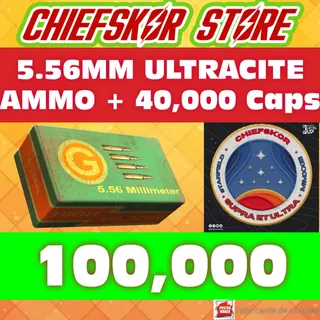 100k Ultracite 5.56 Ammo + Caps