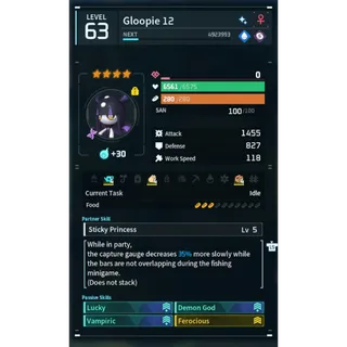 Gloopie ( God Roll ⚡ ) ( LUCKY PAL - SHINY ✨)