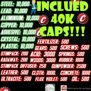 Junk Bundle + 40k Caps