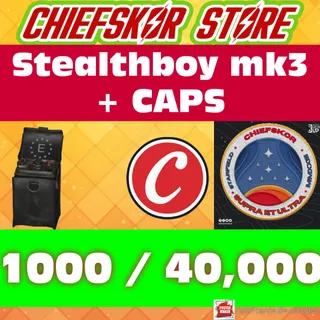Stealthboy mk3 x1000 + 40,000 Caps 