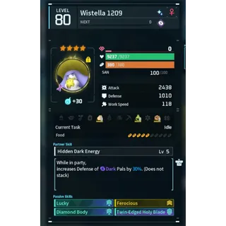 Wistella  ( God Roll ⚡ ) ( LUCKY PAL - SHINY ✨) ( ( hidden power unlocked 🔥 )