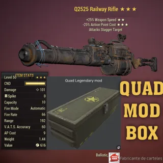 Q2525 RAILWAY RIFLE / QUAD