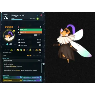 Beegarde ( God Roll ⚡ ) ( LUCKY PAL - SHINY ✨) ( ( hidden power unlocked 🔥 )