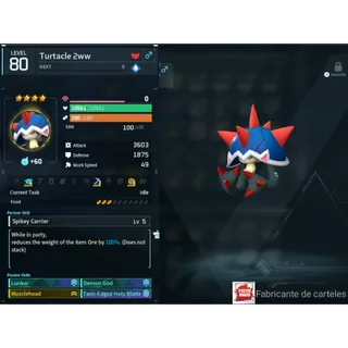 Turtacle  (MAXED OUD 💯) (GOD ROLL 🤙 ) ( hidden power unlocked 🔥 )