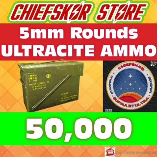 50k Ultracite 5mm Cal Rounds