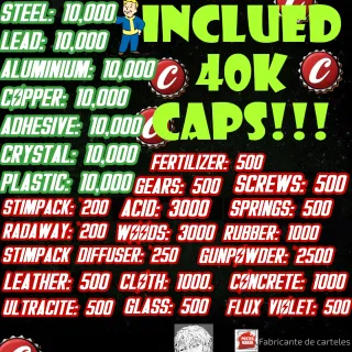 Junk Bundle + 40k Caps