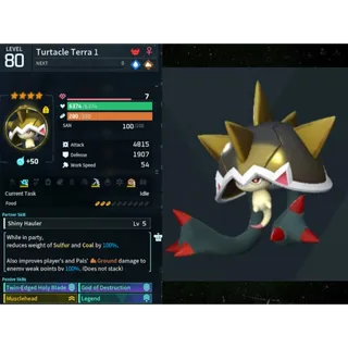 Turtacle terra ( GOD ROLL 🤙 ) ( hidden power unlocked 🔥)