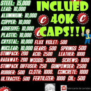 Junk Bundle + 40k Caps