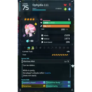 Ophydia ( GOD ROLL 🤙 )
