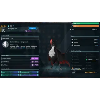 Roujay ( God Roll ⚡ ) ( LUCKY PAL - SHINY ✨) ( ( hidden power unlocked 🔥 )