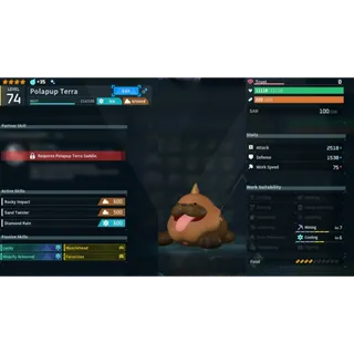 Polapup Terra  ( God Roll ⚡ ) ( LUCKY PAL - SHINY ✨) ( ( hidden power unlocked 🔥 )
