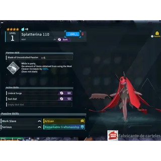SPLATTERINA ( WORKING ) ( GOD ROLL ⚡ )