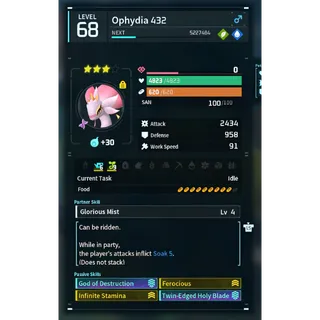 Ophydia ( GOD ROLL 🤙 )