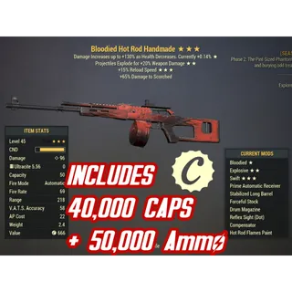 BE15 Handmade + Junk STARTED BUNDLE ( bloodied / explosive / +15% faster reload )