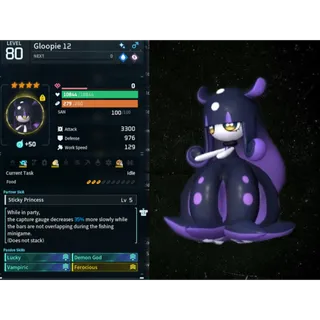 Gloopie ( God Roll ⚡ ) ( LUCKY PAL - SHINY ✨) ( ( hidden power unlocked 🔥 )