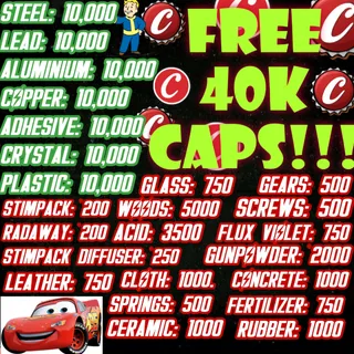 Junk Bundle + 160,000 Ammo Mixed + 40,000 CAPS 