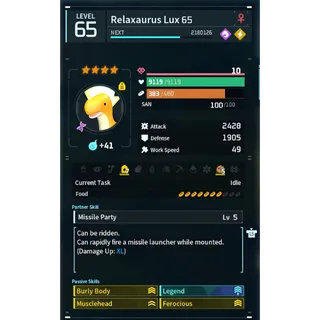Relaxaurus Lux ( GOD ROLL 🤝 )