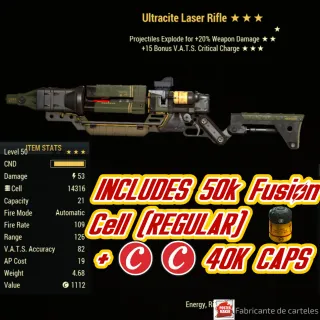 QE15C ULTRACITE LASER RIFLE / QUAD MOD-BOX 