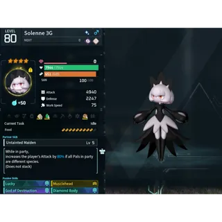 Solenme ( God Roll ⚡ ) ( LUCKY PAL - SHINY ✨) ( ( hidden power unlocked 🔥 )