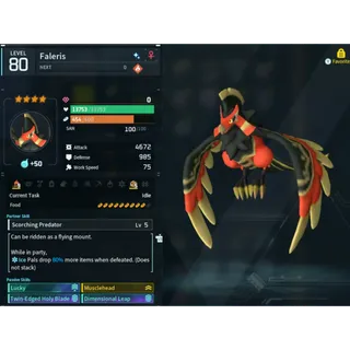Faleris (God Roll ⚡ ) ( LUCKY PAL - SHINY ✨) ( hidden power unlocked 🔥 )