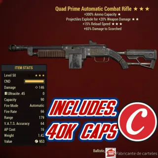Quad Explosive Rifle Combat ( QE15 - QE 15 )