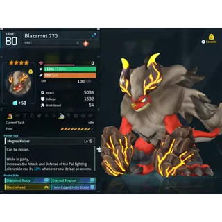 Blazamut ( GOD ROLL 🤙 ) ( hidden power unlocked 🔥 )