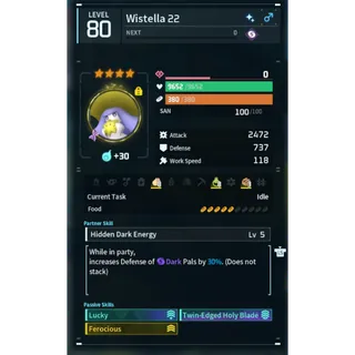 Wistella  ( God Roll ⚡ ) ( LUCKY PAL - SHINY ✨) ( ( hidden power unlocked 🔥 )