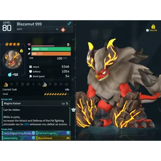 Blazamut ( GOD ROLL 🤙 ) ( hidden power unlocked 🔥 )