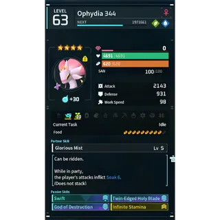 Ophydia ( GOD ROLL 🤙 )