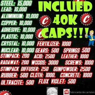 Junk Bundle + 40k Caps