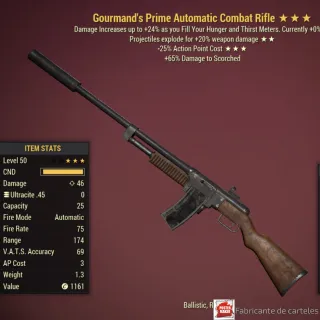 GOURMAND RIFLE COMBAT / GE25vats