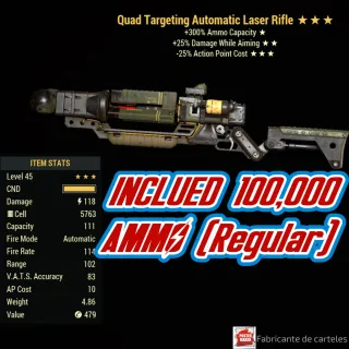 Q2525 Laser Rifle + 100k Ammo