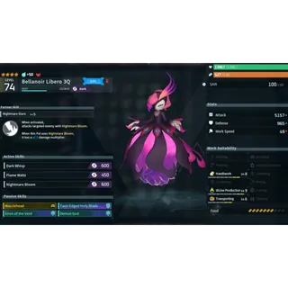 Bellanoir libero ( GOD ROLL 🤙 ) ( hidden power unlocked 🔥 )