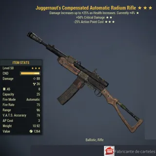 Juggernaut 5025 Rifle Radium 