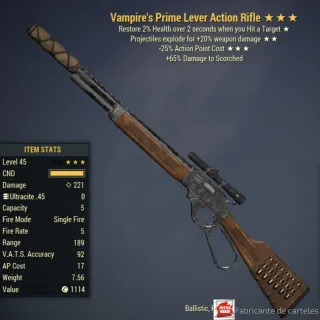 Vampire's LEVER ACTION RIFLE / VE25Vats