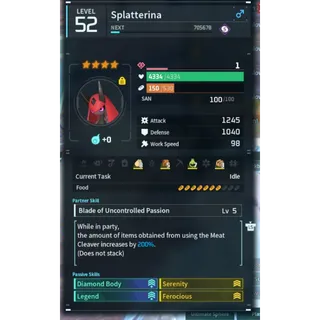 Palworld: SPLATTERINA ( FIGHT) ( GOD - ROLL)