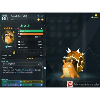 Snock Terra ( God Roll ⚡ ) ( MAXED OUD 💯 ) ( LUCKY PAL - SHINY ✨) ( hidden power unlocked 🔥 )