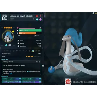 Azurobe cryst (MAXED OUD 💯) (GOD ROLL 🤙 ) ( hidden power unlocked 🔥 )