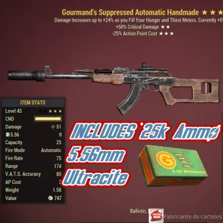 Gourmand 5025 Handmade + 25k Ammo