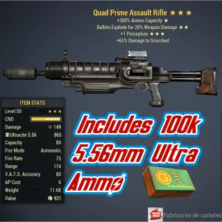 QE1P Rifle Assault + 100k Ammo ultra
