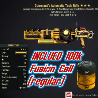 Gourmand Tesla Rifle / g2525 + Ammo