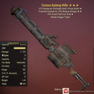 FE25 RIFLE RAILWAY / FURIOUS 