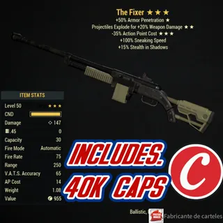 Anti Armor Explosive fixer ( AAE35 - AAE 35 ) + 40,000 CAPS