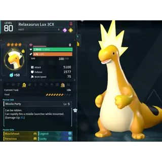 Relaxaurus lux ( God Roll ⚡ - Level Max ) ( hidden power unlocked 🔥 )