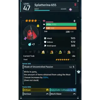SPLATTERINA  (WORKING) ( God Roll )