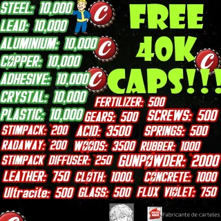Junk + Ammo (INCLUDES 40k CAPS)